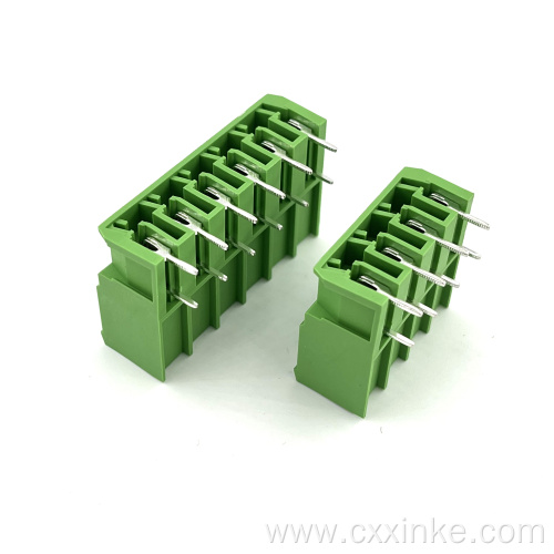 High current plug-in PCB terminal 4PIN 90 degree angle connector socket